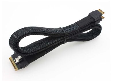 Slimline SAS 8i to 4i x2 Cable