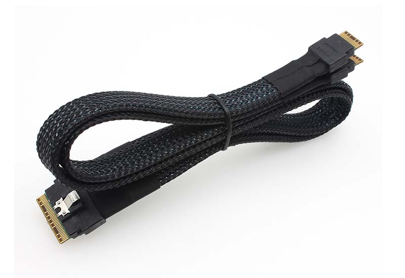 Slimline SAS 8i to 4i x2 Cable